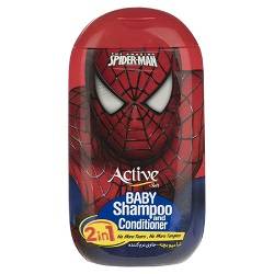 شامپوبچه2در1طرح اسپایدرمن280گرم  اکتیو